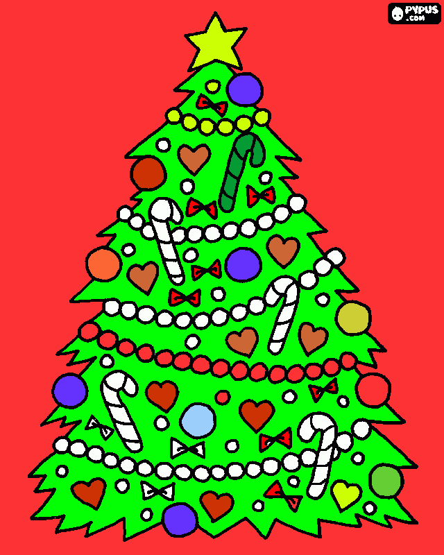 pinheirinho carlos henrique para colorir e imprimir