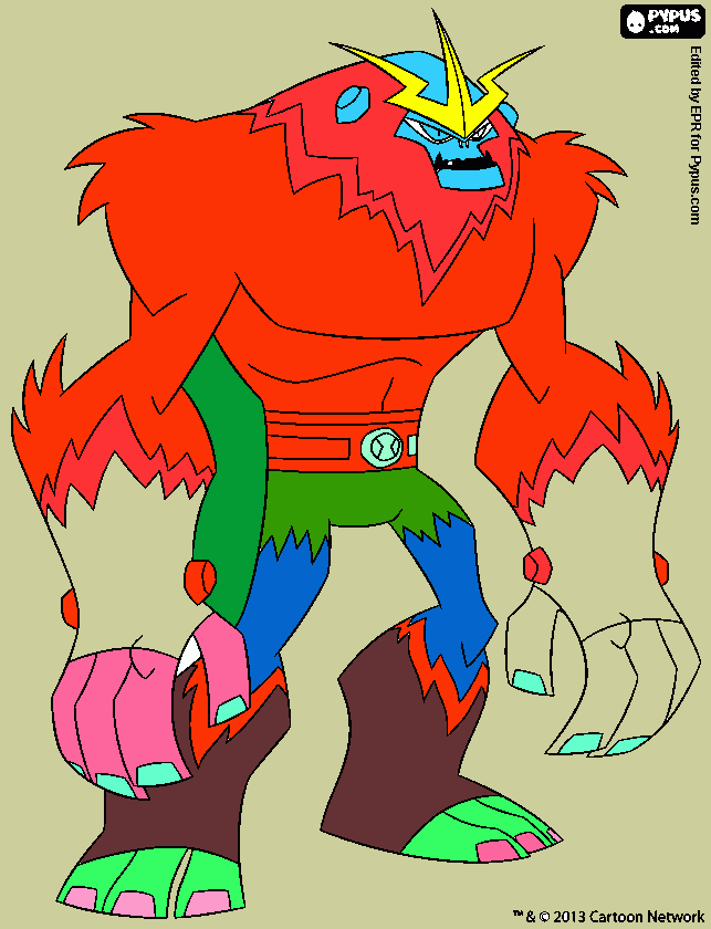 pintado pelo neto Vicente para colorir e imprimir