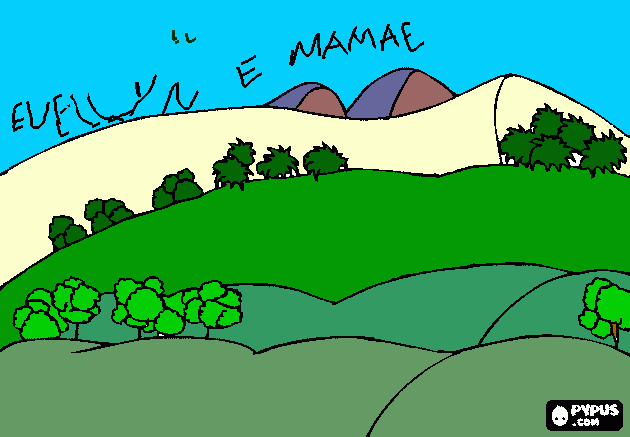 pintado por Evellyn para colorir e imprimir