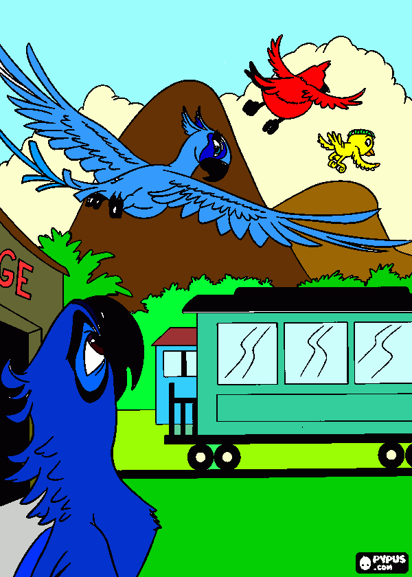 pintado por maria paula para colorir e imprimir