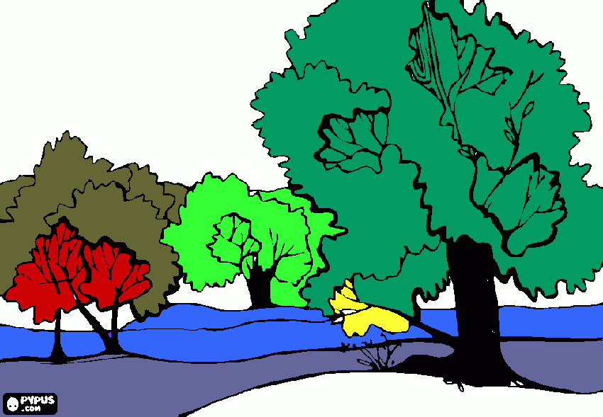 PINTURA EM PAISAGEM para colorir e imprimir