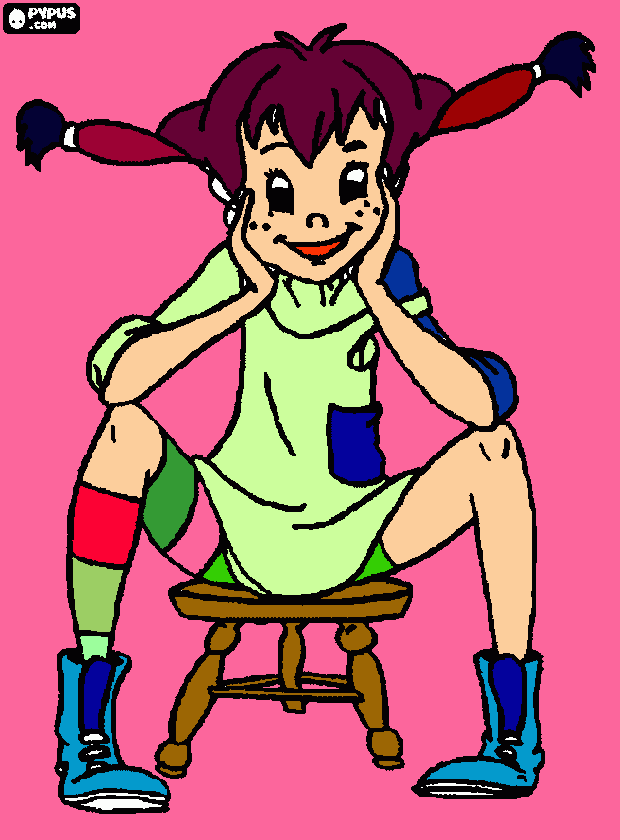 pipi 1 para colorir e imprimir