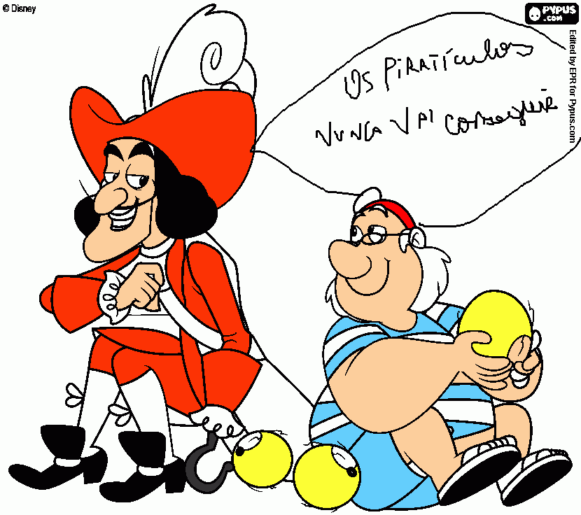 Piratículos para colorir e imprimir