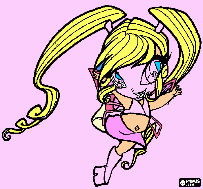 Pixie (winx bébé) para colorir e imprimir