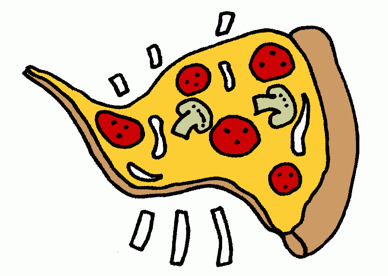 pizza para colorir e imprimir