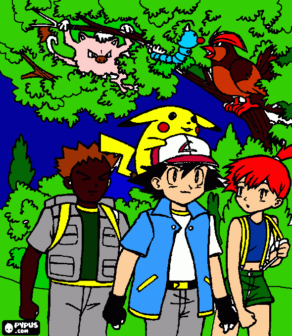 pokemom 2 para colorir e imprimir