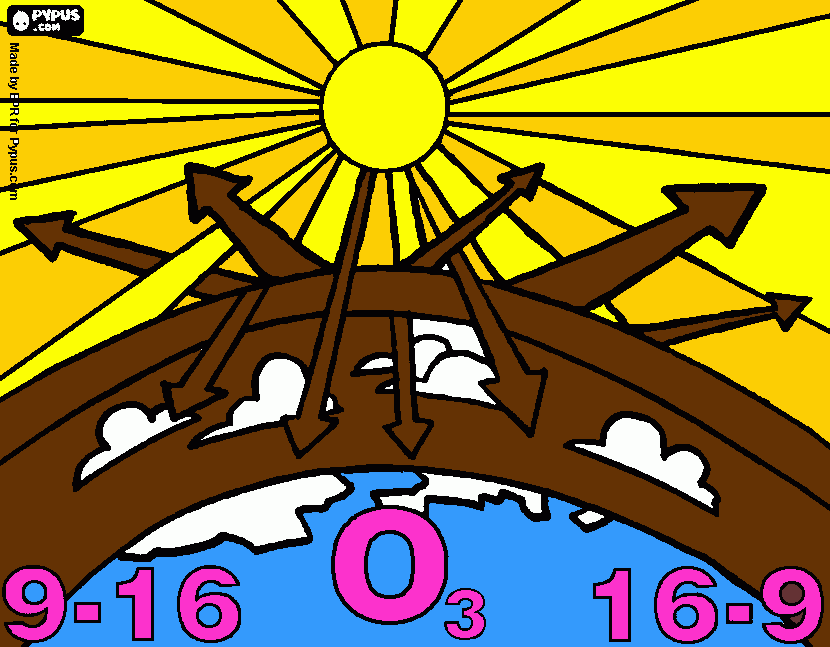 poluição da atimosfera para colorir e imprimir