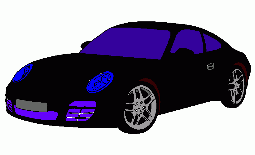 PORCHE para colorir e imprimir
