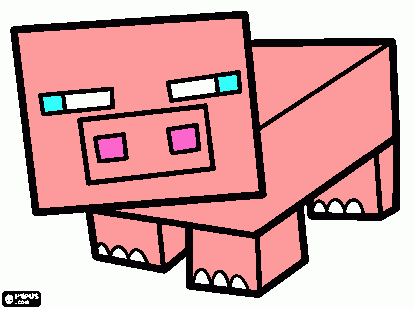 porco do minecraft - Desenho de melzi64 - Gartic