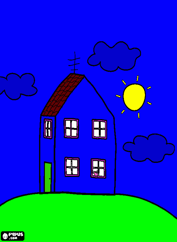 porquinha pepa para colorir e imprimir