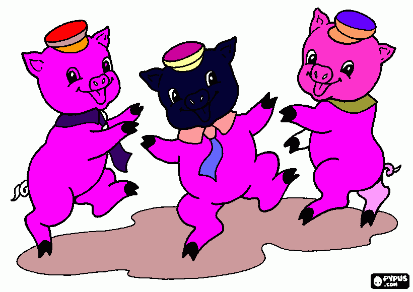 PORQUINHOA para colorir e imprimir