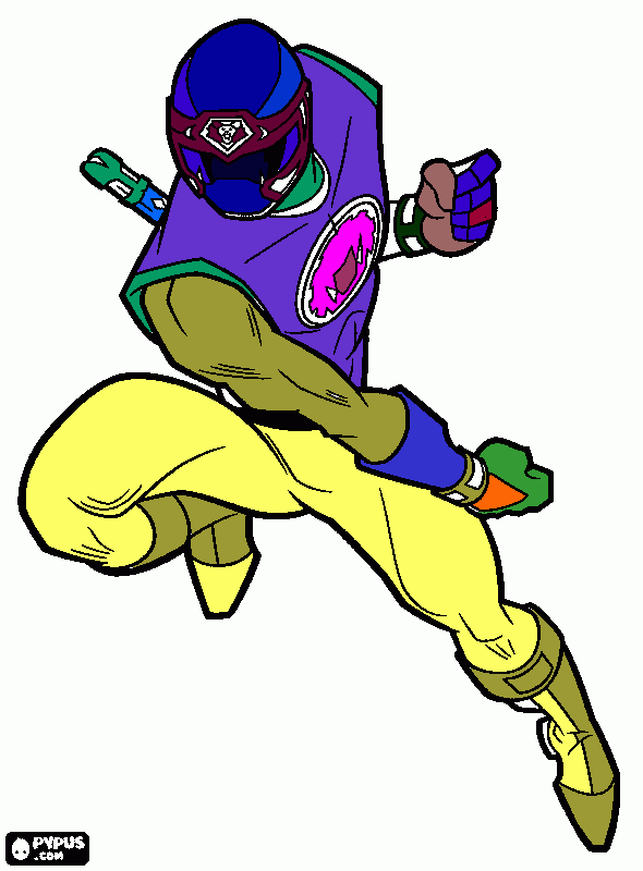 power ganrs para colorir e imprimir