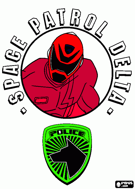 power hanger para colorir e imprimir