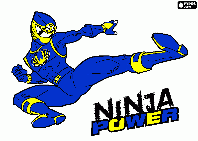 power rangers ninja storm para colorir e imprimir