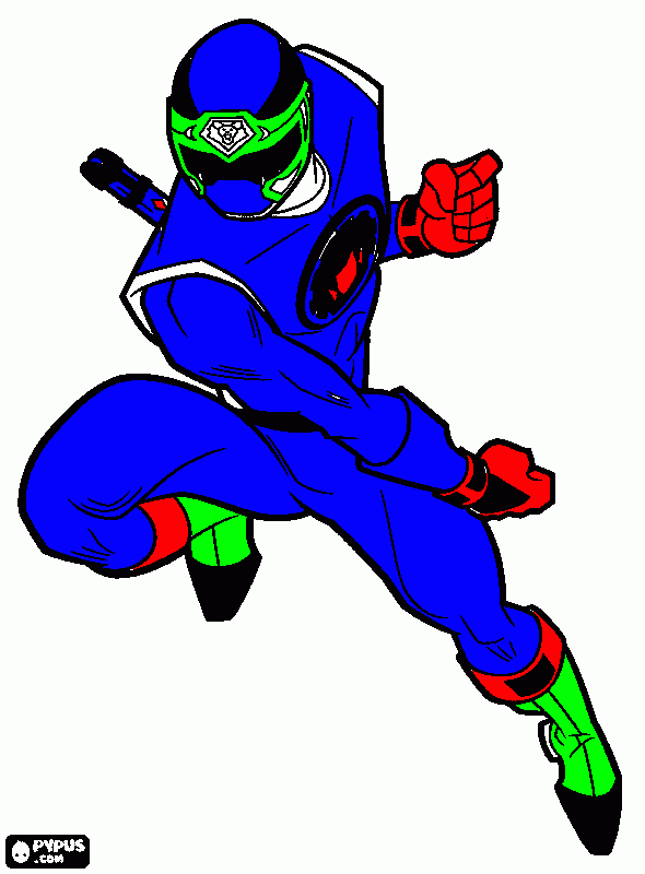 power wender para colorir e imprimir