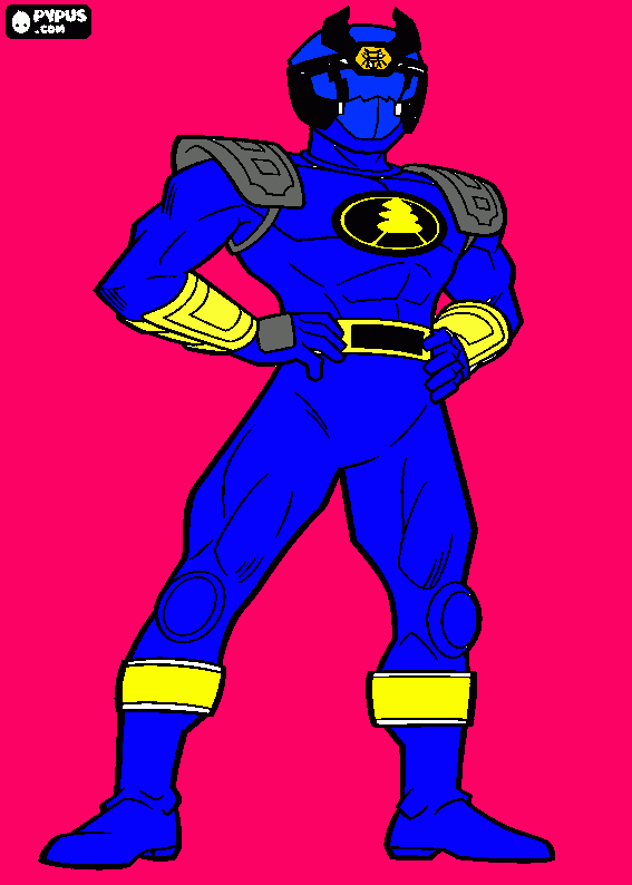 powers rangers para colorir e imprimir