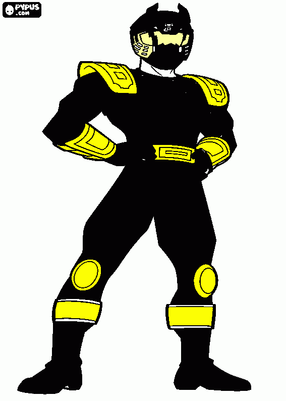 preto e  amarelo para colorir e imprimir