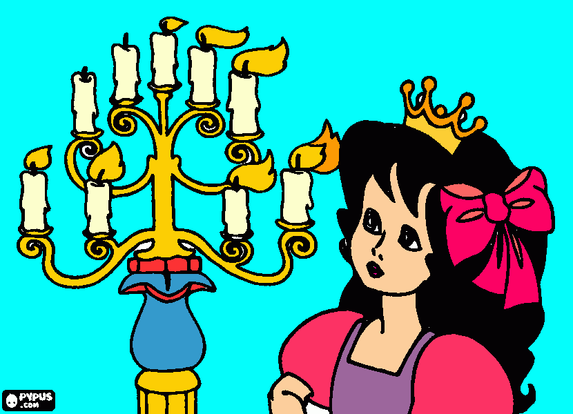 pricesa para colorir e imprimir