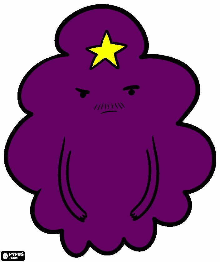 princepe caroço para colorir e imprimir