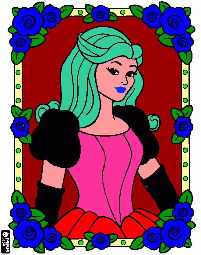 Princesa da Louise para colorir e imprimir