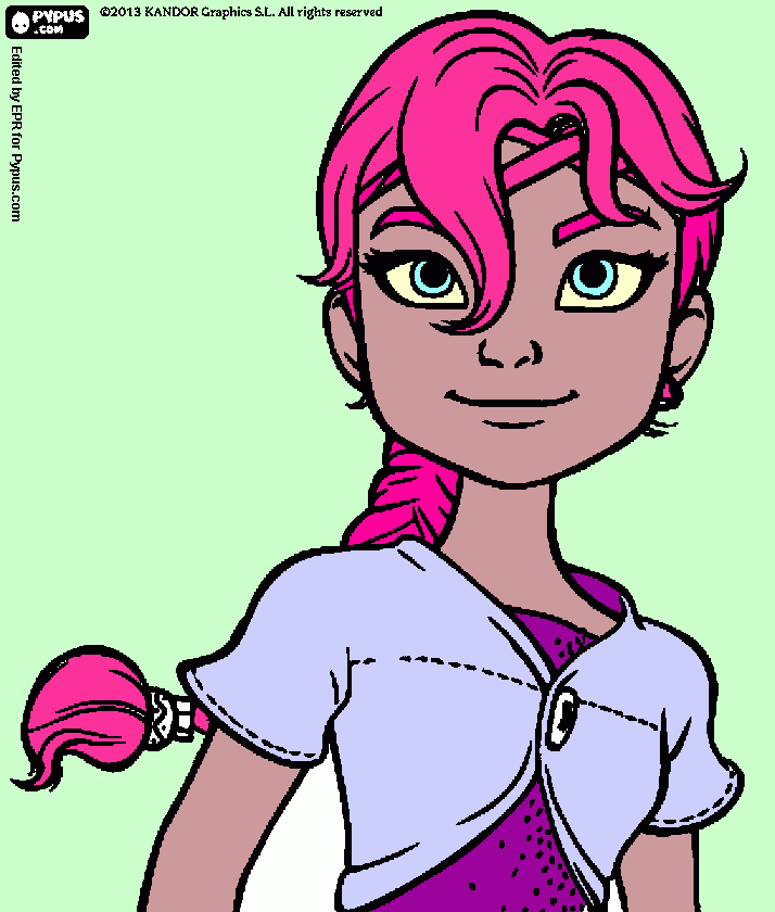 princesa zalia para colorir e imprimir