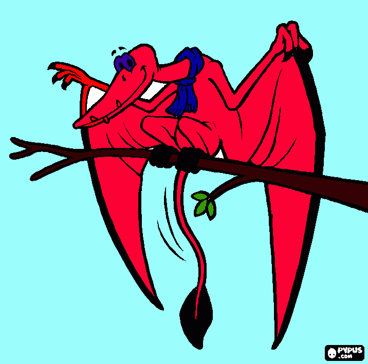 pterodático para colorir e imprimir