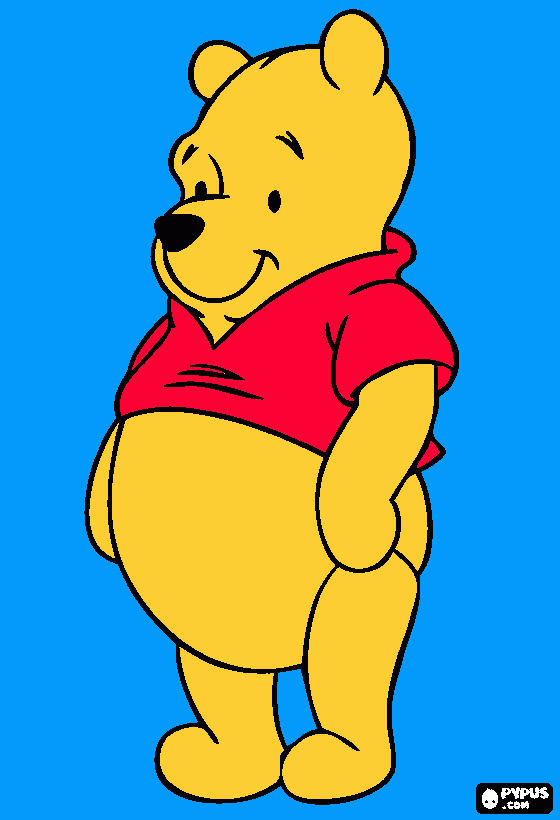 puh para colorir e imprimir