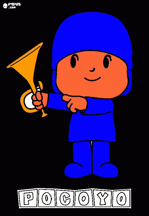 pócoyo para colorir e imprimir