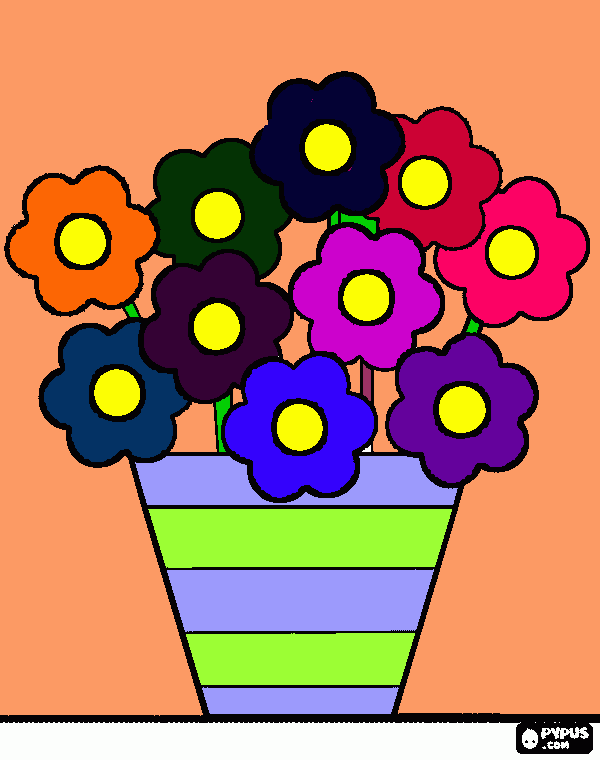 que flores maravilhosas para colorir e imprimir