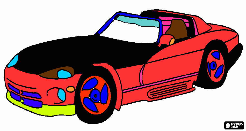 que lindo esse carro eu que pintei é o nosso voyage para colorir e imprimir