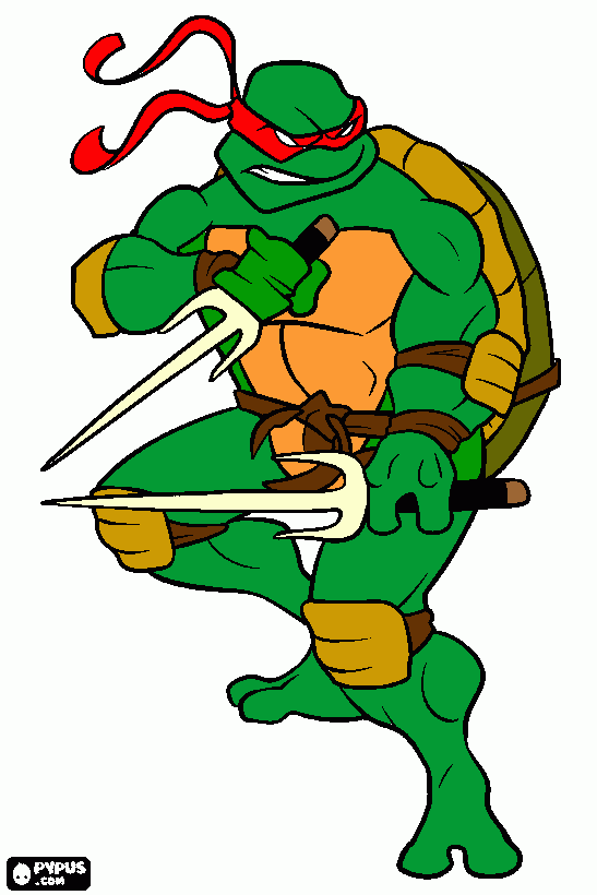 rafael para colorir e imprimir