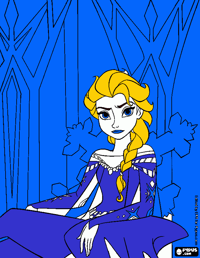 rainha eterna para colorir e imprimir