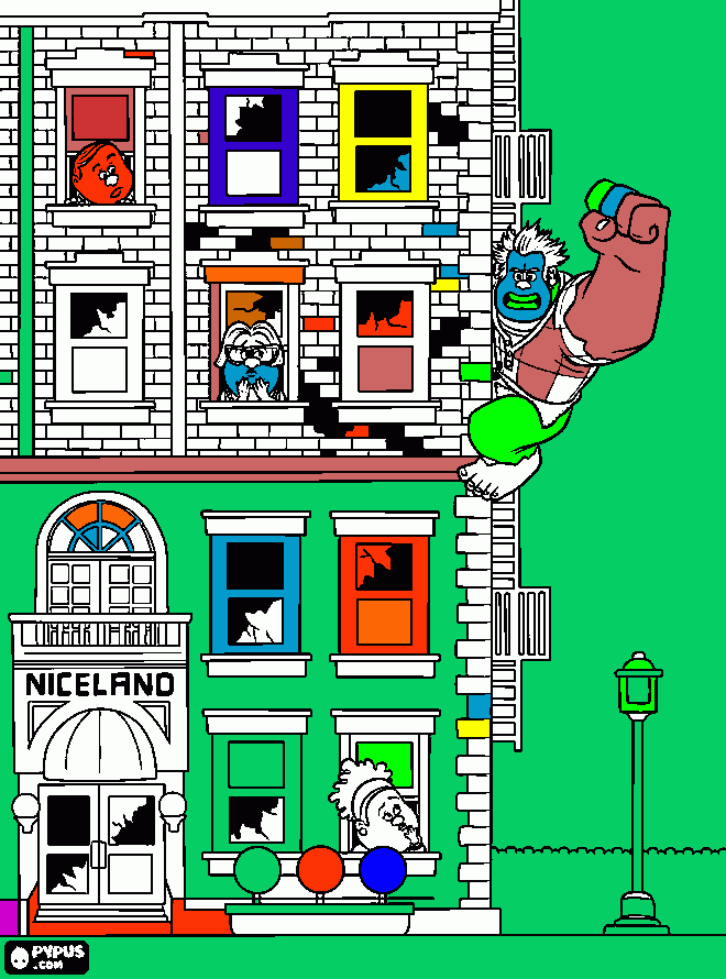 ralph castelo 2 para colorir e imprimir