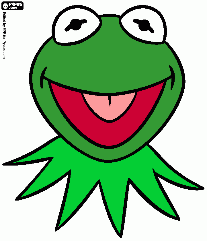 rana para colorir e imprimir