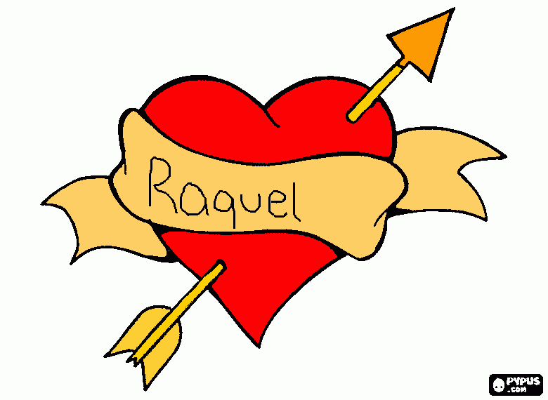 Raquel para colorir e imprimir