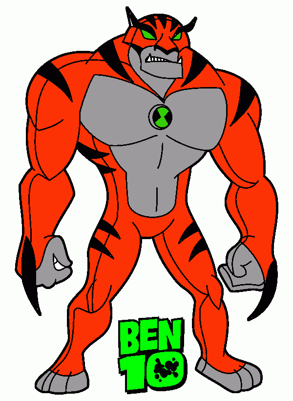 RATH-Ben 10 para colorir e imprimir