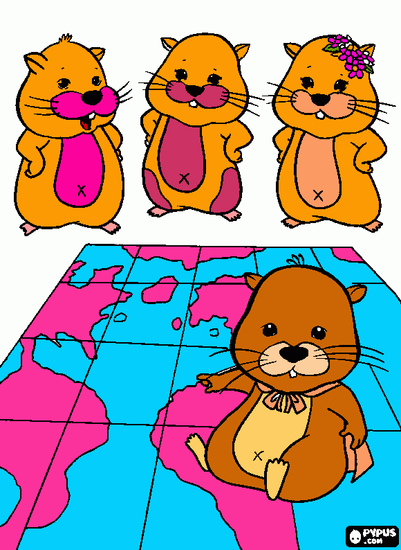 ratinhos para colorir e imprimir