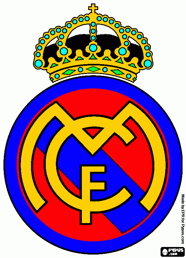 real barça para colorir e imprimir