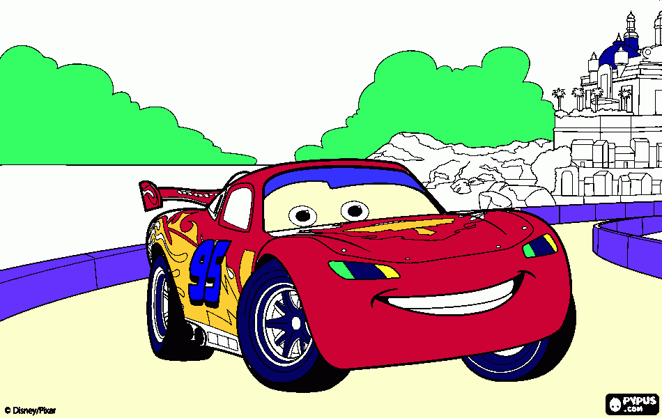 relanpago maguin para colorir e imprimir