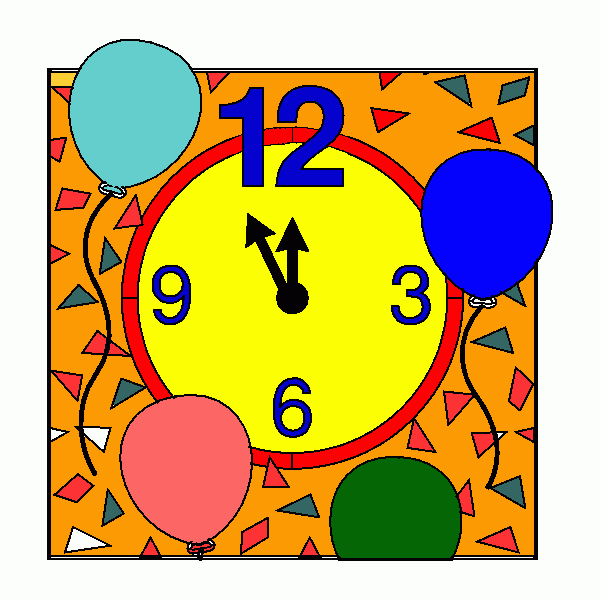 relogio para colorir e imprimir