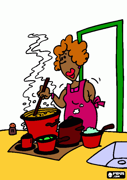 restaurante para colorir e imprimir