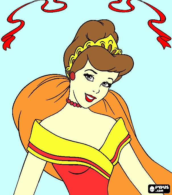 retrato de princesa aurora para colorir e imprimir