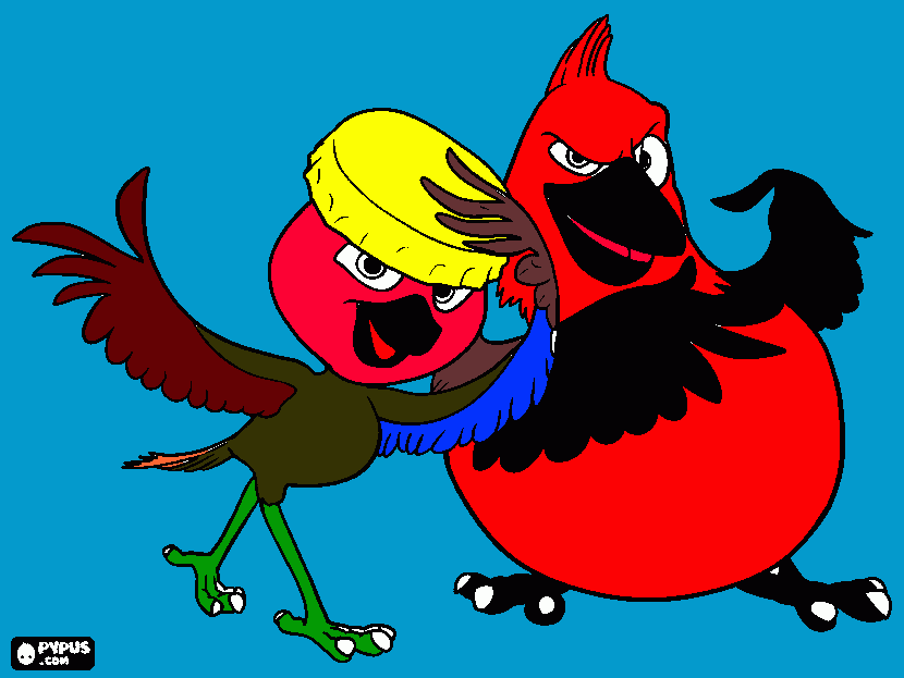 rio 2 para colorir e imprimir