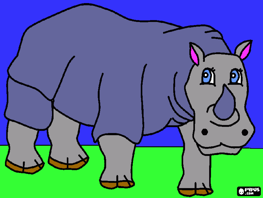 riocerote para colorir e imprimir