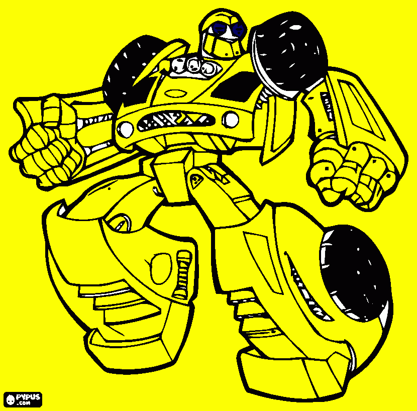 robo bee para colorir e imprimir