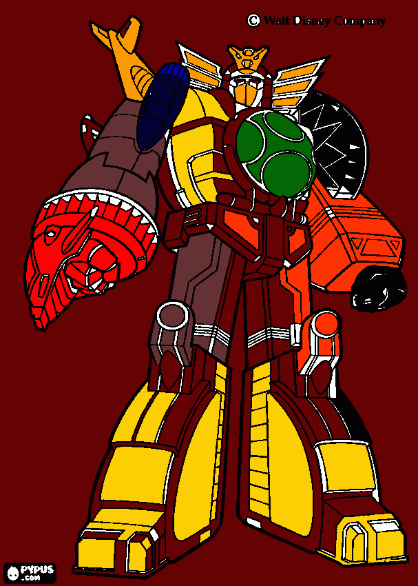 robo do leo para colorir e imprimir