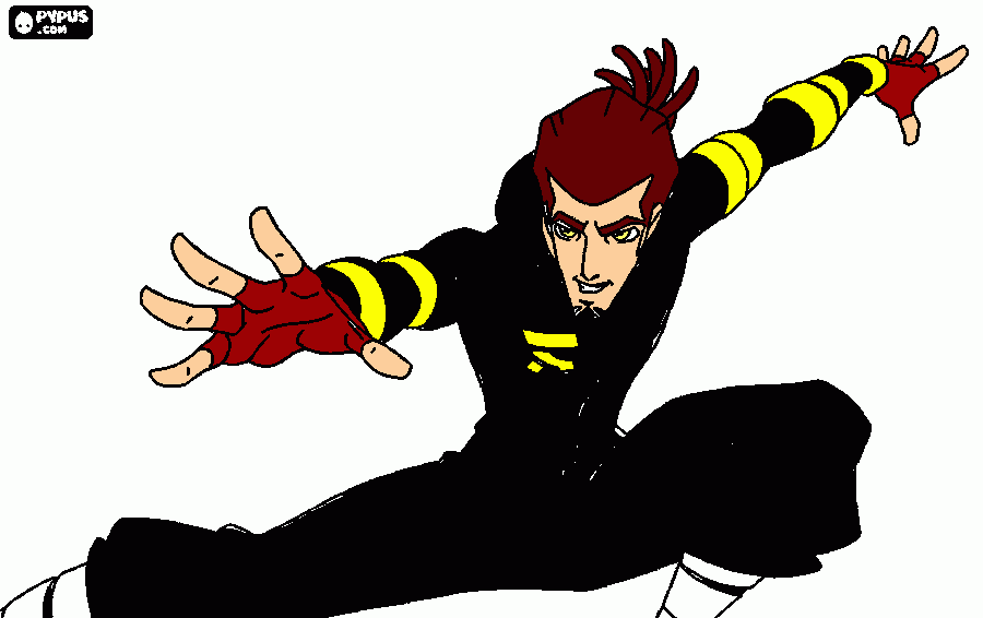 rocket dos shadows para colorir e imprimir