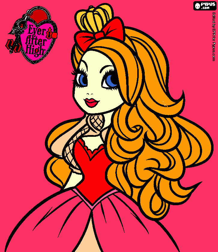 roia eple white para colorir e imprimir