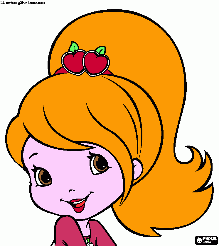 rosto da moranguinho para colorir e imprimir