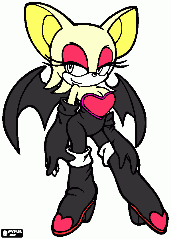 Rouge para colorir e imprimir